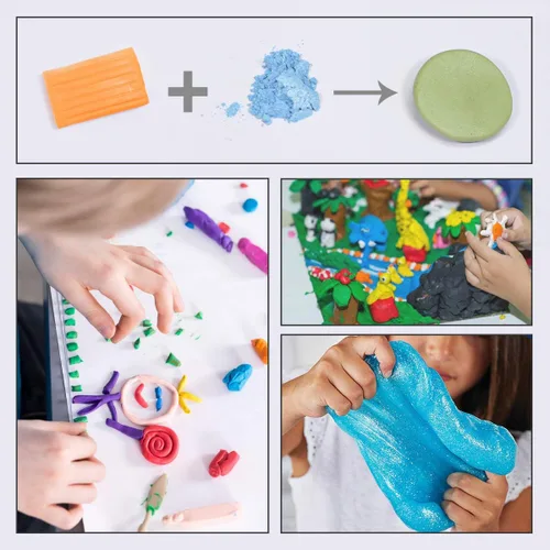 Miniatura 6 de Polvo de mica – Juego de tintes de resina epoxi natural de 4.23 oz – Pigmento de color nacarado para hacer jabón, slime, esmalte de uñas, bomba
