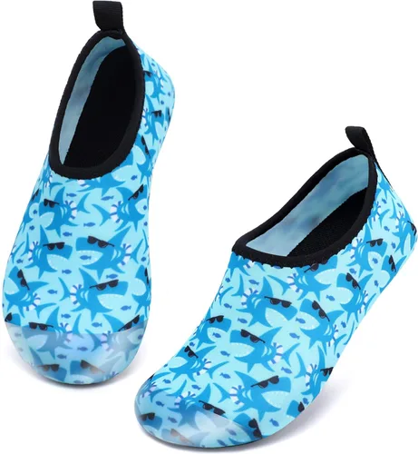 Racqua Zapatos de natación para niños y niñas, zapatos de agua para surfear, zapatos acuáticos para deportes acuáticos, zapatos de secado rápido,