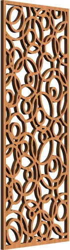 Miniatura 88 de Latrobe Paneles de pared decorativos de madera con calado, 9 3/8 pulgadas de ancho x 24 3/8 pulgadas de alto x 3/8 de alto, roble rojo rojo (Red Oak)