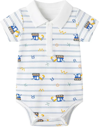 Miniatura 66 de pureborn Mameluco de algodón súper suave para bebés niños y niñas de 0 a 24 meses