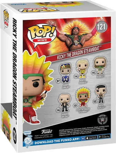 Miniatura 3 de Funko Pop! WWE: Ricky The Dragon Steamboat - Figura de vinilo coleccionable - Idea de regalo - Mercancía oficial - para niños y adultos - fanáticos