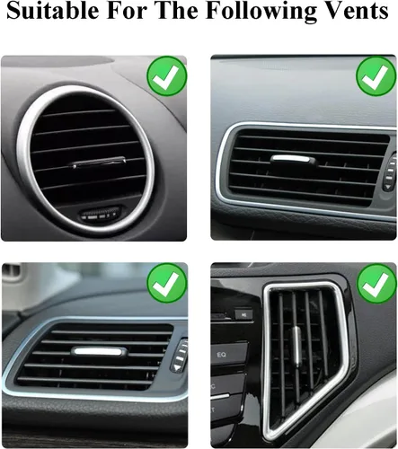Miniatura 8 de ORIESSE Accesorios para auto con girasol, clips móviles de abeja y flor para ambientador de aire del coche, decoraciones brillantes para ventilación