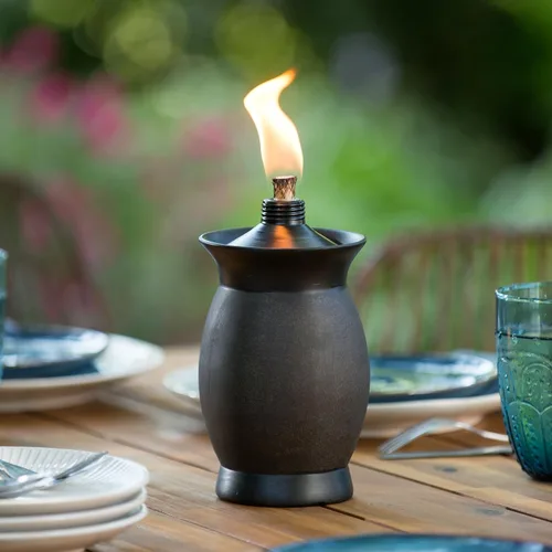 Miniatura 4 de Antorcha multiuso de travertino 4 en 1, de la marca Tiki, Tropical, Piedra