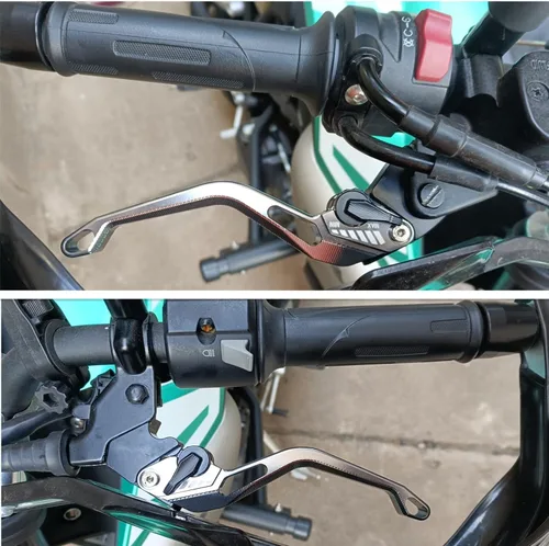 Miniatura 4 de Embrague de freno para Kawasaki para VERSYS300X para VERSYS 300X 2008-2017 2018 2019 Palancas de freno de embrague de motocicleta ajustables 3D Negro