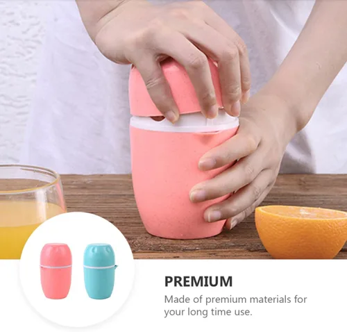Miniatura 5 de 2 Pcs Manual Fruit Juicer Portable Orange Lemon Squeezer Non-electric Handheld Citrus Press for Household Use Easy to Clean Safe Kitchen Tool Random