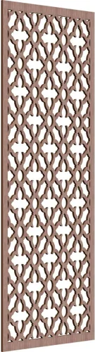 Miniatura 27 de Madison Paneles de pared decorativos de madera con calado, 9 3/8 pulgadas de ancho x 24 3/8 pulgadas de alto x 3/8 de alto, roble rojo rojo (Red Oak)