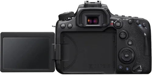 Miniatura 4 de Canon Cámara DSLR EOS 90D (solo cuerpo) (3616C002) + tarjeta de memoria de 64 GB + funda + software de foto Corel + batería LPE6 + cargador + lector