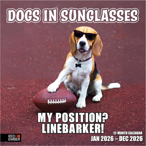 Miniatura 10 de RED EMBER Doggy Disasters 2026 - Calendario de pared de 12 meses, 12 x 24 pulgadas, abierto, papel grueso y resistente, para regalo, calendario 2026