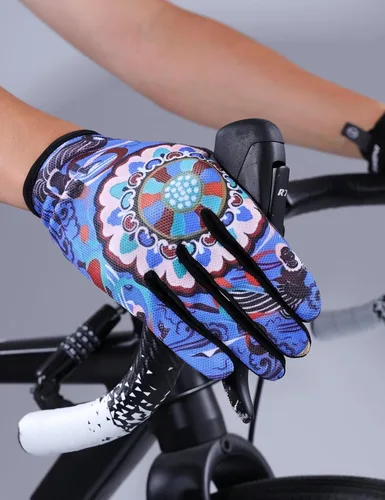 Miniatura 3 de INBIKE Guantes de ciclismo para hombres y mujeres, guantes de bicicleta transpirables con dedos completos, antideslizantes, pantalla táctil