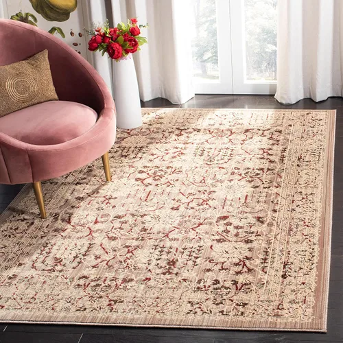 Miniatura 7 de Safavieh Infinity Collection INF593D - Camino (6.6 x 26.2 ft), color beige y amarillo