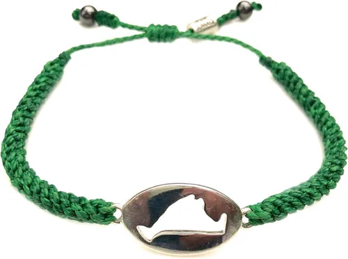 Miniatura 17 de Rumi Sumaq Pulsera de cuerda náutica para hombres, mujeres y niños - Resistente al agua, con nudo manual ajustable - Estilos de mapa de la isla