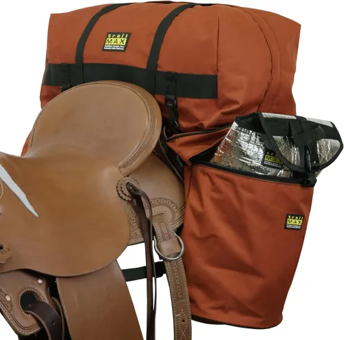 Miniatura 16 de TrailMax Bolsas de alforja sobre la silla de montar; bolsas de alforja se adaptan a la mayoría de las sillas de montar occidentales; ideales