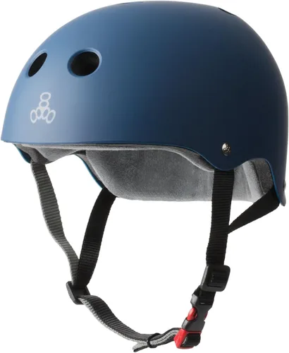 Miniatura 18 de Triple Eight Casco certificado Sweatsaver para patineta, BMX, Roller Derby, patinaje sobre ruedas, patinaje en línea, scooter y bicicleta Carbon