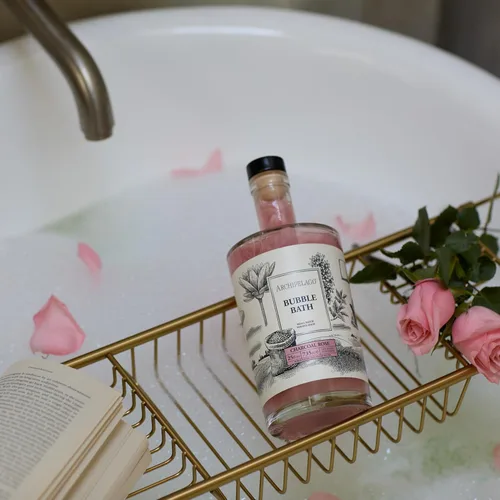 Miniatura 5 de Archipelago Botanicals Baño de Burbujas de Lujo con Carbón y Rosa, Baño de Burbujas Hidratante y Suavizante, Desintoxica, Restaura y Calma Todos