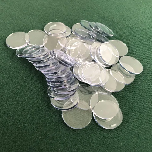 Miniatura 4 de Yuanhe Espaciadores de viruta de póquer de acrílico transparente, 50pcs/100pcs/200pcs