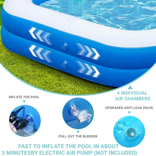 Miniatura 4 de Piscina GooMood Piscina Inflable Piscina Sobre Tierra (45'' x 33'' x 13'')