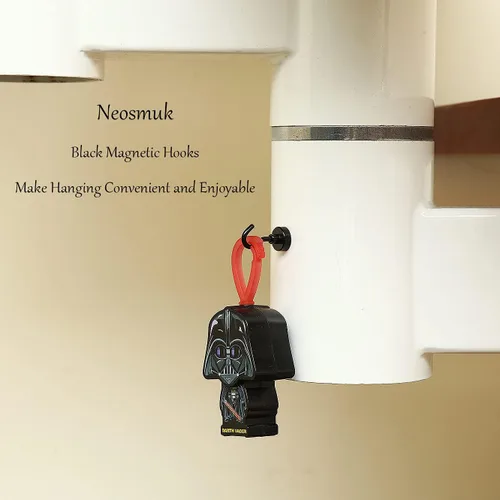Miniatura 5 de Neosmuk Ganchos magnéticos, esenciales para cruceros, más de 32 libras, ganchos magnéticos resistentes para cabinas de cruceros, refrigerador