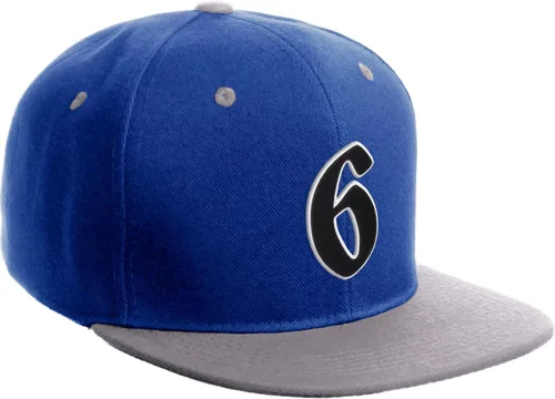Miniatura 417 de Daxton Gorra clásica con visera de billete plano con letras del alfabeto inglés antiguo de la A a la Z