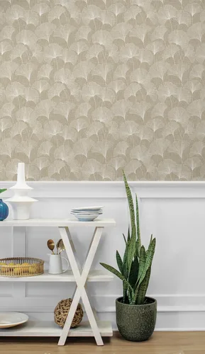 Miniatura 3 de Surface Style - Papel tapiz para despegar y pegar, papel tapiz botánico para dormitorio, tocador, cocina, autoadhesivo, vinilo, cobertura de 30.75