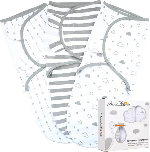 Miniatura 15 de Mama Cheetah Saco de envolver para bebés prematuros, saco de dormir orgánico para bebés prematuros, manta para envolver prematuros, envolturas