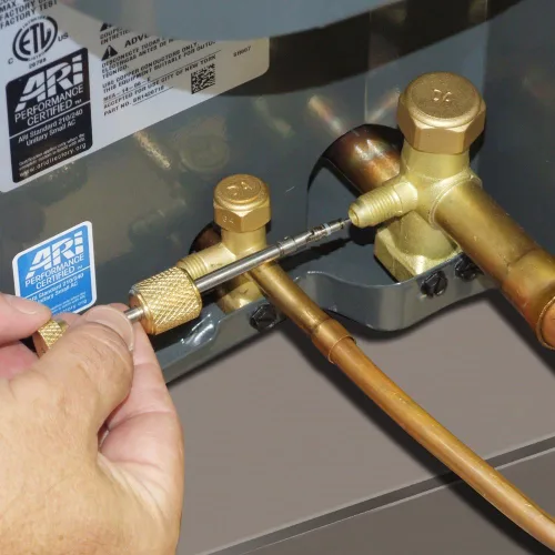Miniatura 4 de Uniweld UNF3 Indicador de flujo de nitrógeno con conexión de entrada hembra de 1/4 pulg. y conexión de salida macho de 1/4 pulg.