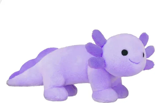 Miniatura 3 de Axolotl de Felpa, Suaves y Lindas Peluches de Ajolote, Muñecas de Peluche Kawaii para Niños, Regalo para Niñas y Niños (Morado)