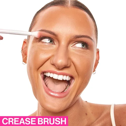 Miniatura 3 de wet n wild Pincel para Pliegues, Aplicación Precisa de Sombra de Ojos, Cerdas Planas Firmes, Mango Ergonómico para Control de Precisión Cómodo