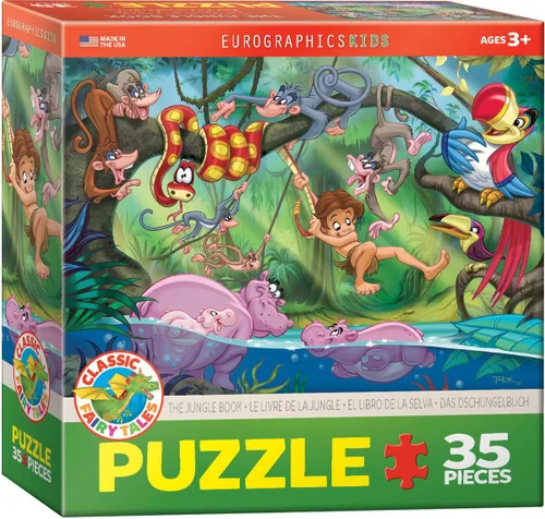 Miniatura 36 de EuroGraphics - Rompecabezas Pandas rojos