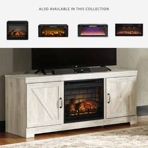 Miniatura 5 de Signature Design by Ashley Inserto de Chimenea Infrarroja Eléctrica de 24" con Control Remoto, Negro