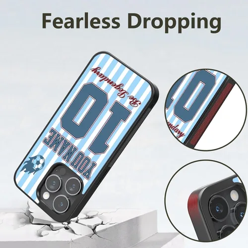 Miniatura 3 de Fundas de teléfono personalizadas con nombre y número personalizados - iPhone 5 6 7 8 11 12 13 14 Pro Max Plus Mini Xr Xs SE Samsung S20 S21 S22 S23