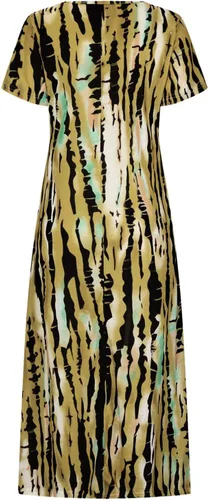 Miniatura 5 de Vestido casual de verano para mujer, vestido de manga corta con estampado de teñido anudado