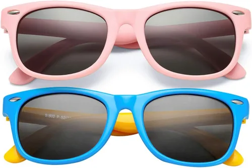 Miniatura 12 de Lentes de sol polarizados de goma elastómero termoplástico (TPEE) flexible, para niñas y niños de 3 a 9 años