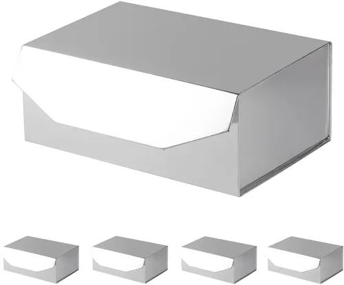 Miniatura 29 de 5 cajas de regalo rosa con cinta de 9.5 x 7 x 4 pulgadas, caja de regalo resistente con tapa para embalaje de regalo, cajas de almacenamiento
