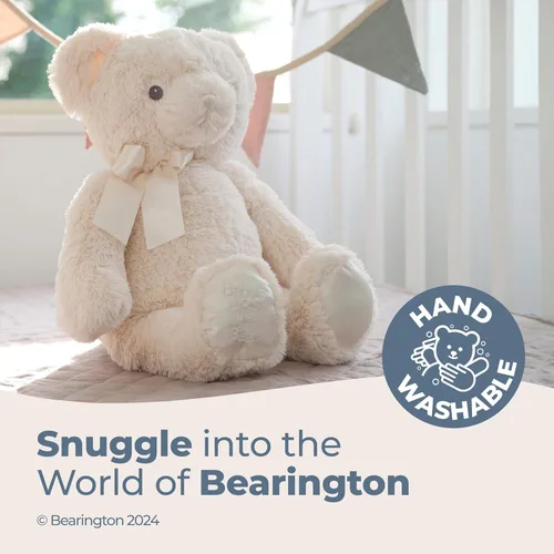 Miniatura 3 de Bearington Oso de Peluche Azul - 12" Esponjoso y Tierno Mi Primer Compañero Oso de Peluche con Felpa Premium y Pelaje Suave - Adorable Animal