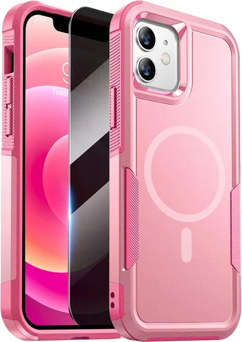 Miniatura 72 de Diaclara Funda diseñada para iPhone 12 Pro Max, [con protector de pantalla de privacidad] [antiespía] [protección contra caídas de grado militar]