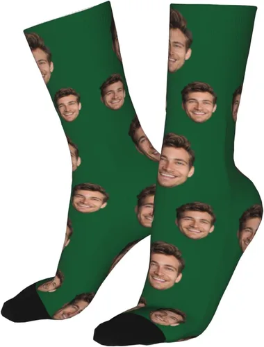 Miniatura 9 de Calcetines personalizados con foto para hombres y mujeres, calcetines personalizados con imagen unisex, calcetines con caras en ellos personalizados