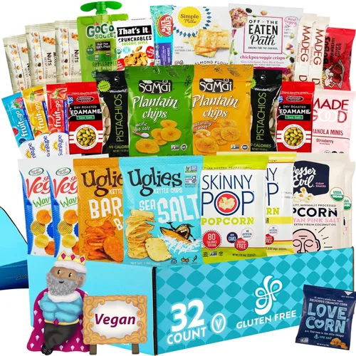 Miniatura 9 de Gluten Free Palace Snack Attack Paquete de cuidado de aperitivos veganos – Paquete variado de aperitivos saludables – A base de plantas, sin gluten