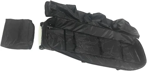 Miniatura 6 de Bolsa acolchada 2 en 1 para snowboard con ruedas, bolsa de viaje para esquís, snowboard y botas, bolsas de hombro
