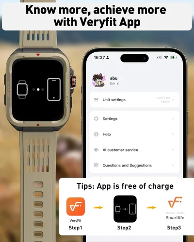 Miniatura 9 de VRPEFIT Reloj inteligente para hombres y mujeres (respuesta/hacer llamadas), Alexa integrado, rastreador de fitness de 1.8 pulgadas con 100 modos
