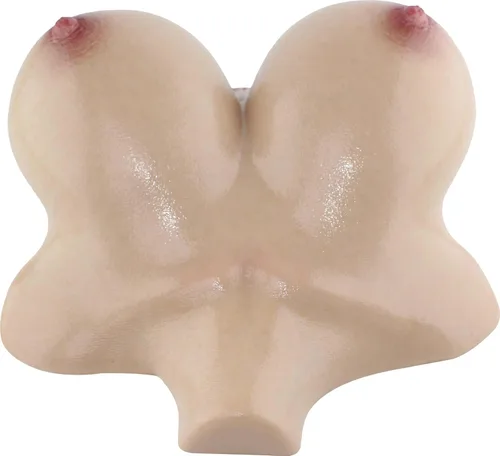 Miniatura 4 de Muñecas sexuales de silicona 2 en 1 de 7.3 libras para masturbación de hombres, muñeca sexual masculina de tetas grandes, torso con canal vaginal 3D