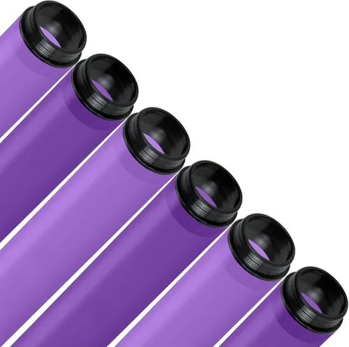 Miniatura 5 de KASTLITE Fundas de seguridad fluorescentes T12 de 48 pulgadas Ámbar Se adapta solo a lámparas T12 1.71 pulgadas de diámetro Paquete de 12
