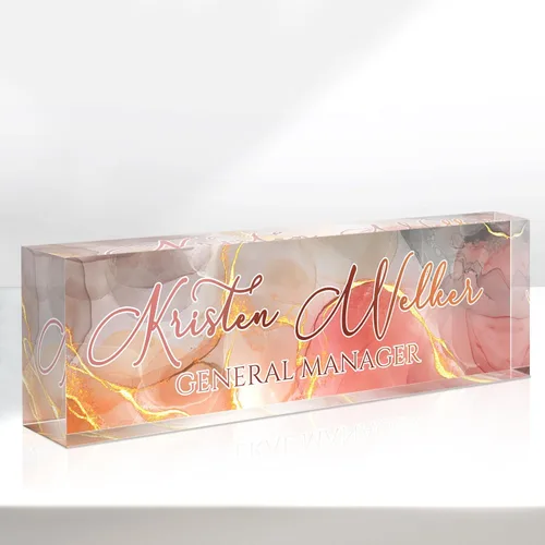 Miniatura 35 de Placa de nombre personalizada para escritorio, placa de nombre de escritorio personalizada, decoración de oficina para mujeres y hombres, accesorios