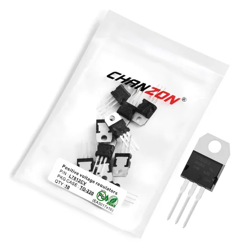 Miniatura 27 de Chanzon TL431 TO-92 Regulador de voltaje ajustable positivo IC, regulador positivo de tres terminales para administración de energía