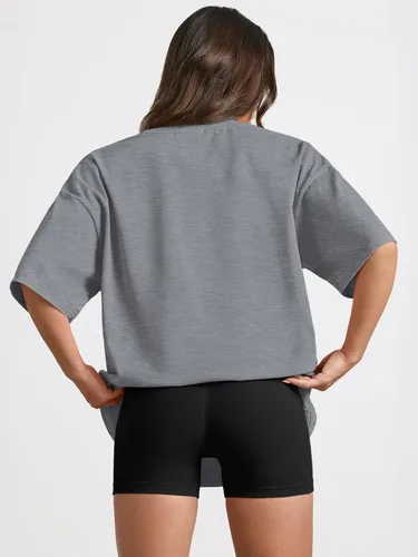Miniatura 29 de Trendy Queen - Camisetas de entrenamiento de moda para mujer, camisetas atléticas de manga corta para verano y primavera, disponibles en tallas