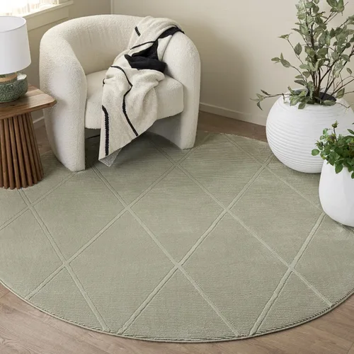 Miniatura 25 de SAFAVIEH Alfombra de área de 8 x 10 pies – Colección Revive – Grande – Gris, patrón de enrejado, no desprende pelusa y fácil limpieza, ideal
