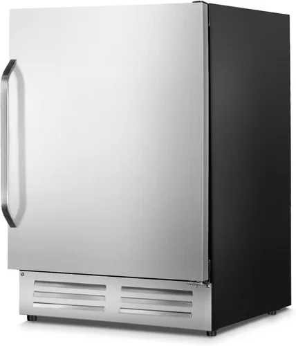 Miniatura 20 de Refrigerador de bebidas para 128 latas, 3.2 pies cúbicos con puerta de vidrio para bebidas, cerveza, soda, vino, pequeño refrigerador de cerveza