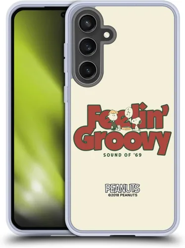 Miniatura 478 de Head Case Designs Funda de gel Woodstock 50th con licencia oficial de Peanuts Snoopy Guitar 1969 [protección de grado militar] compatible