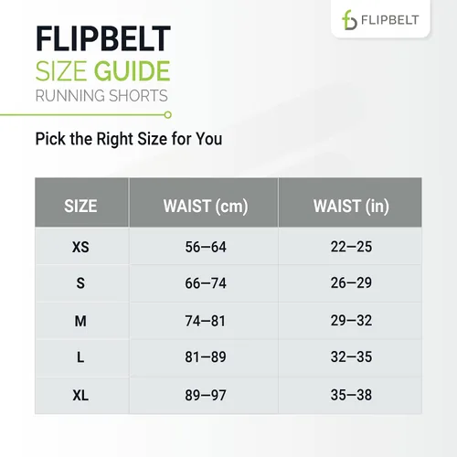 Miniatura 6 de FlipBelt - Pantalones cortos de running para mujer