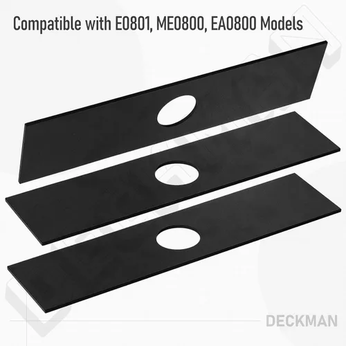 Miniatura 7 de Juego de 5 cuchillas de bordeadora de 8 x 2 pulgadas AEB0800 compatibles con EGO 56V Edger para ME0801, ME0800, EA0800, AEB0800, AEB0800 - Cuchilla