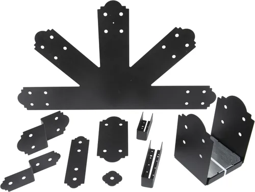 Miniatura 6 de Simpson Strong-Tie APDMW56 Outdoor Accents Mission Collection ZMAX, arandela decorativa con recubrimiento de polvo negro (paquete de 24)
